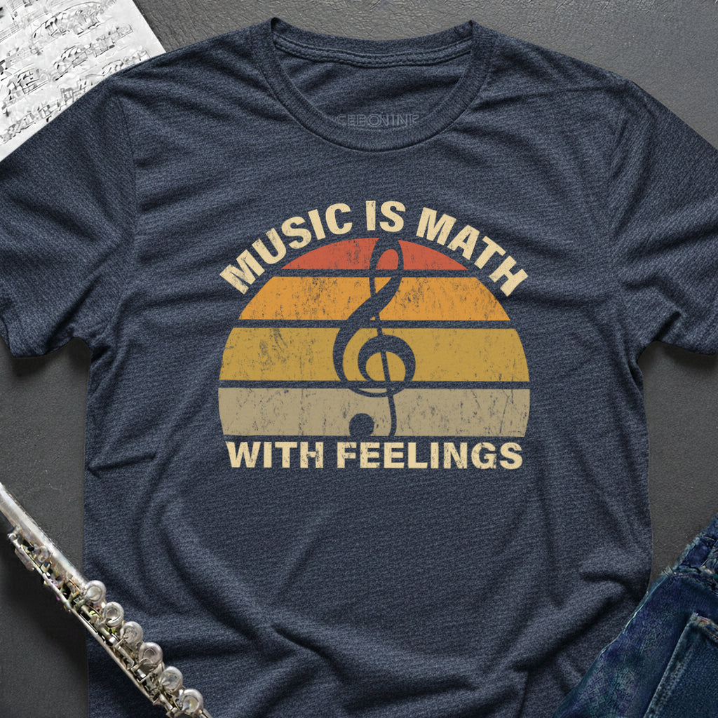 Music is Math Treble T-Shirt