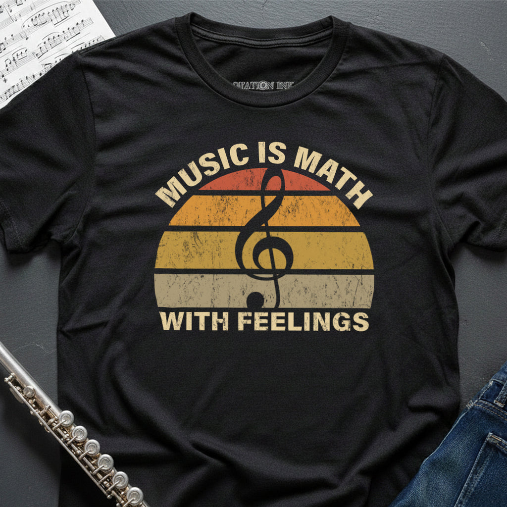 Music is Math Treble T-Shirt