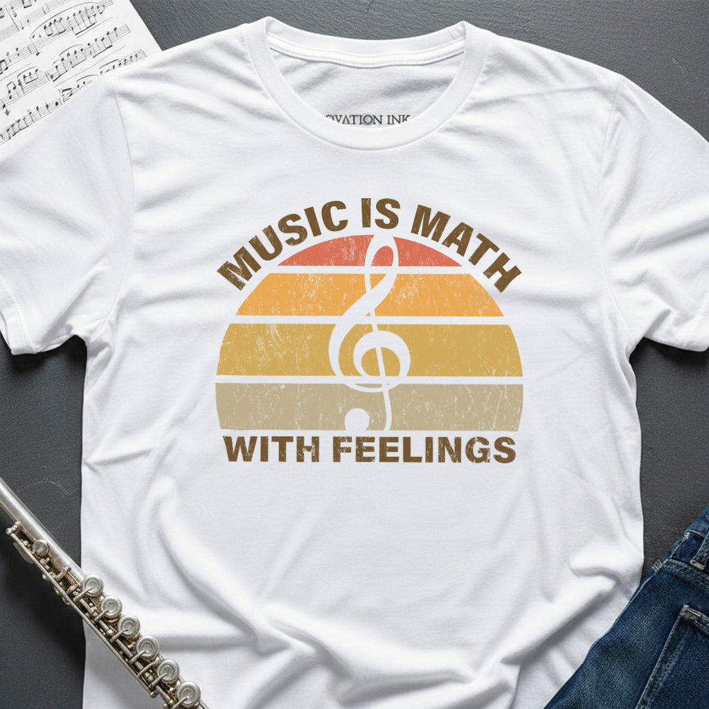 Music is Math Treble T-Shirt