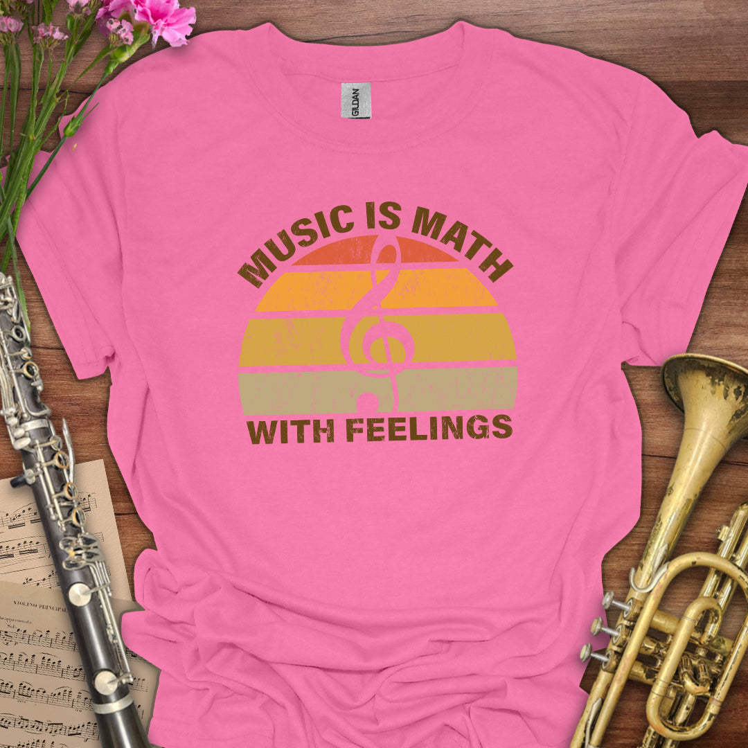 Music is Math Treble T-Shirt