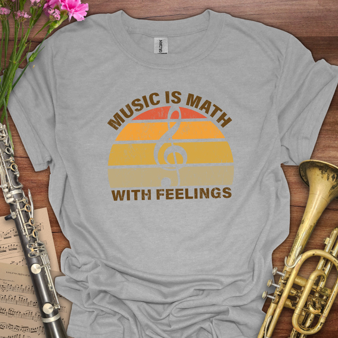 Music is Math Treble T-Shirt