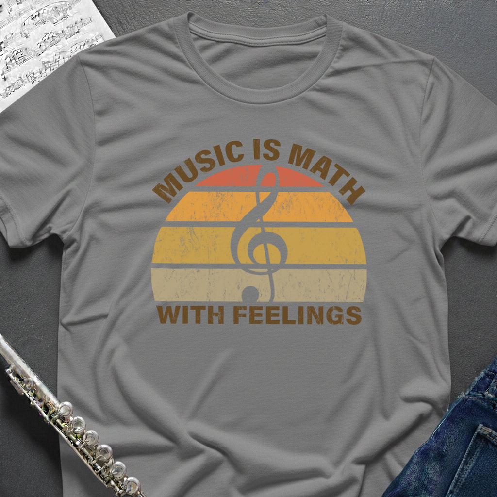 Music is Math Treble T-Shirt
