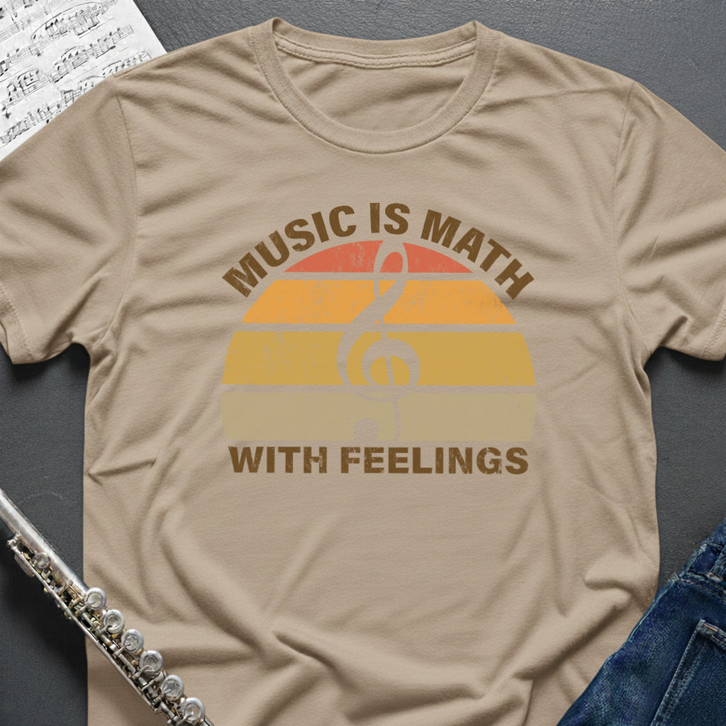 Music is Math Treble T-Shirt