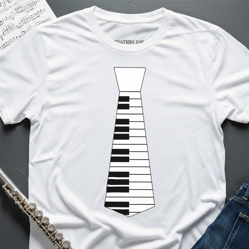 Piano Keys Tie T-Shirt