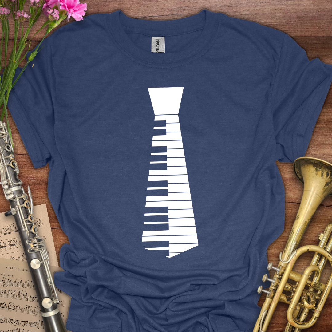 Piano Keys Tie T-Shirt