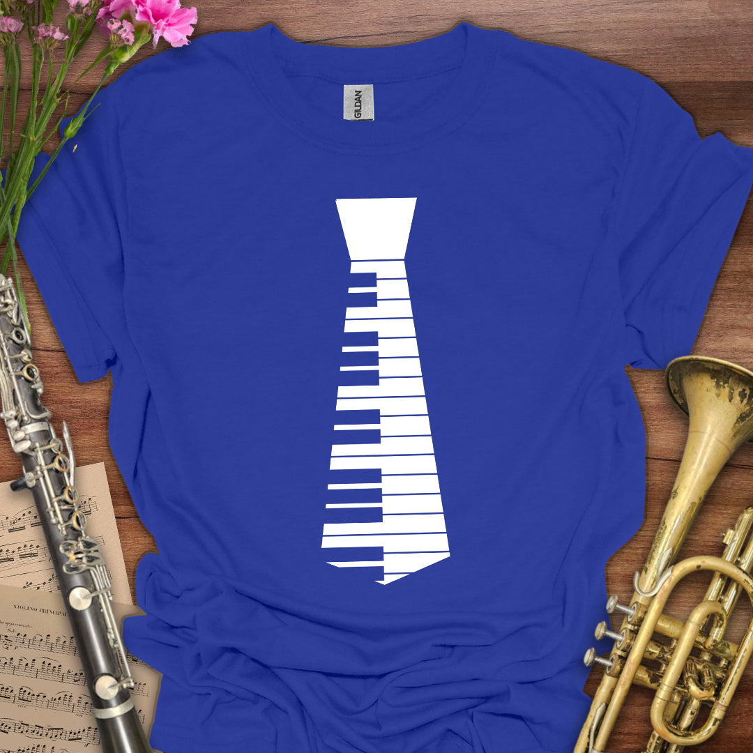 Piano Keys Tie T-Shirt