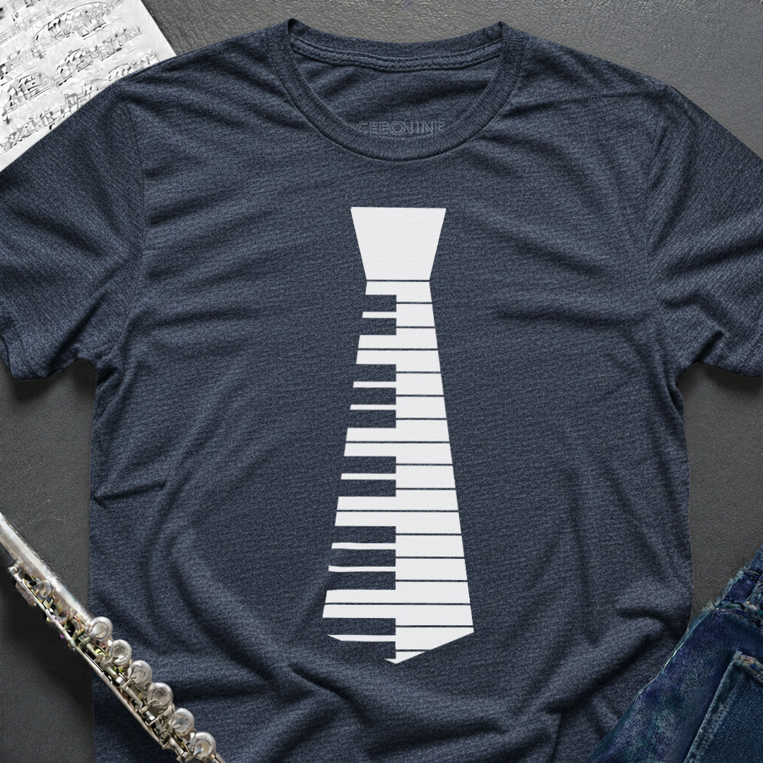 Piano Keys Tie T-Shirt