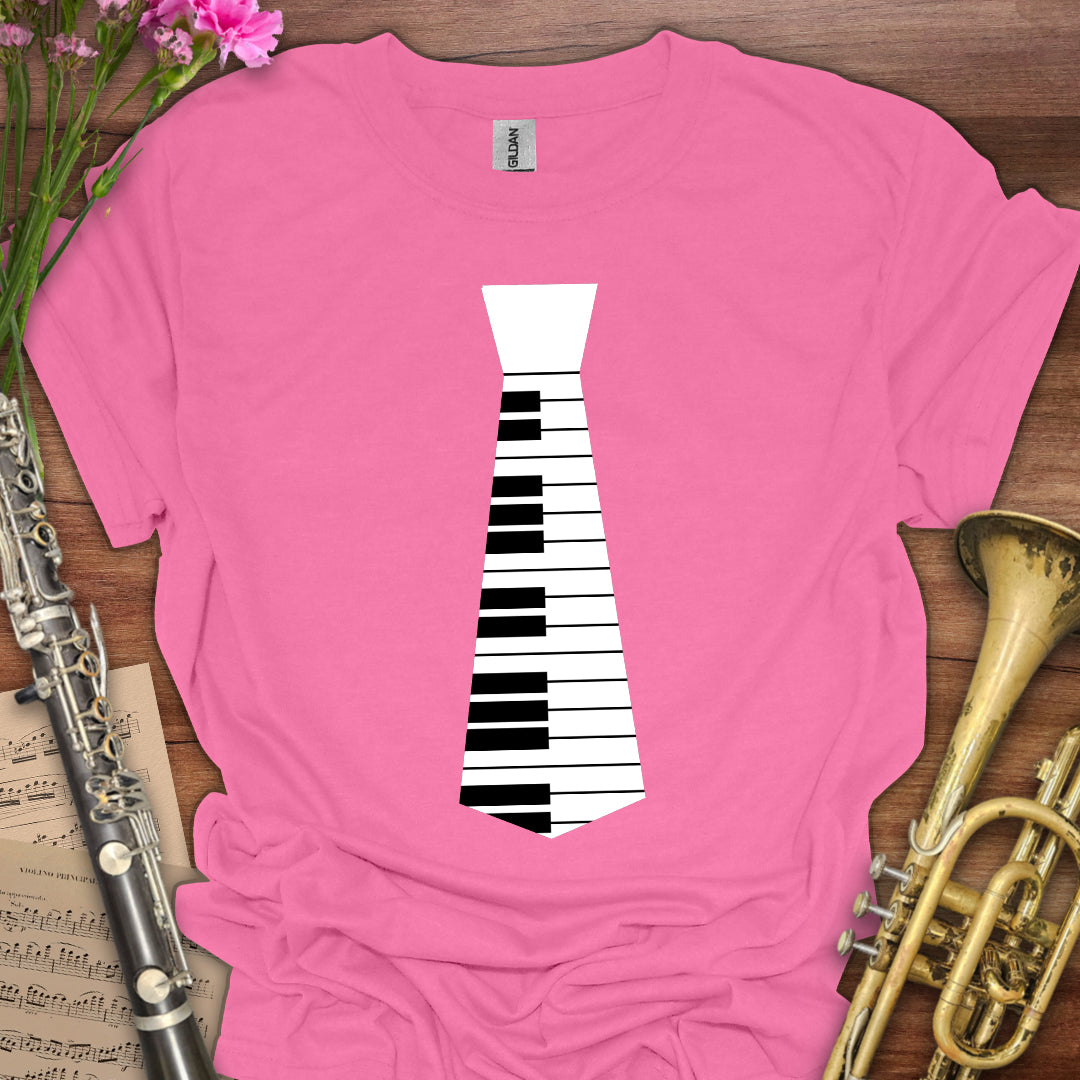 Piano Keys Tie T-Shirt