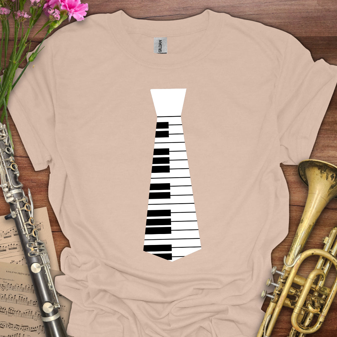 Piano Keys Tie T-Shirt