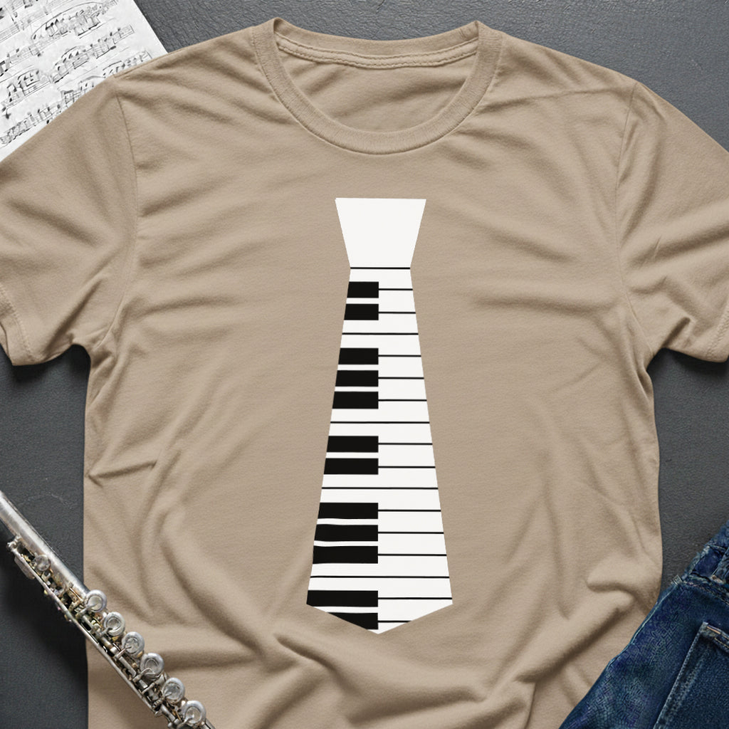 Piano Keys Tie T-Shirt
