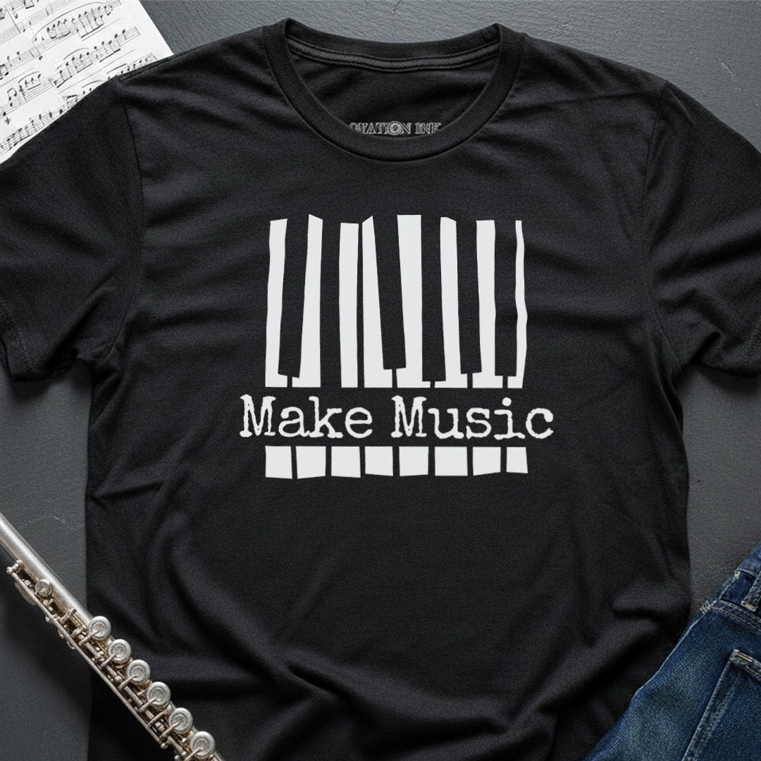 Make Music Piano Keys T-Shirt