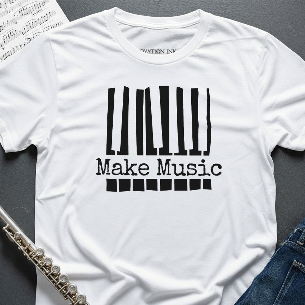 Make Music Piano Keys T-Shirt