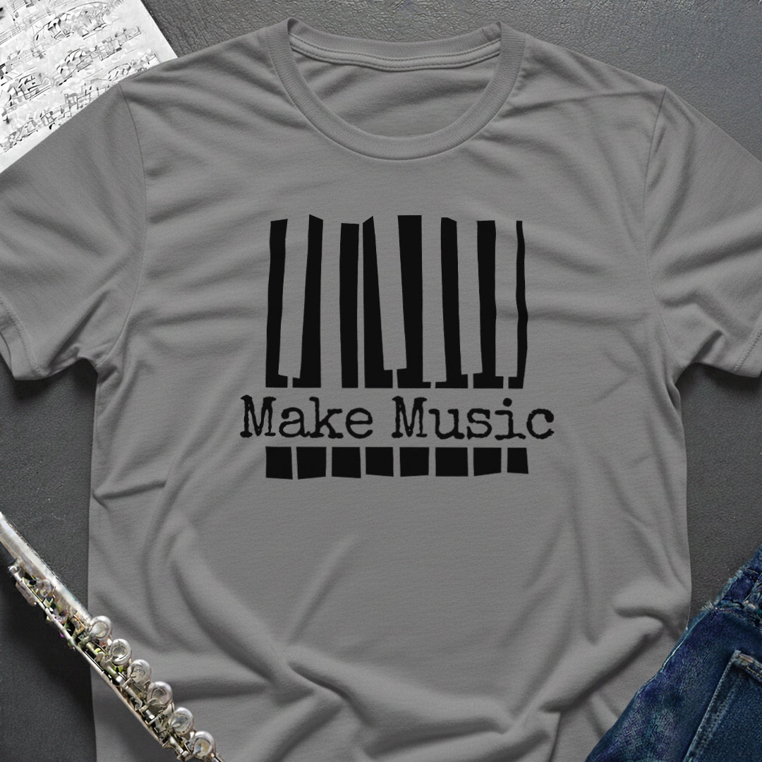 Make Music Piano Keys T-Shirt
