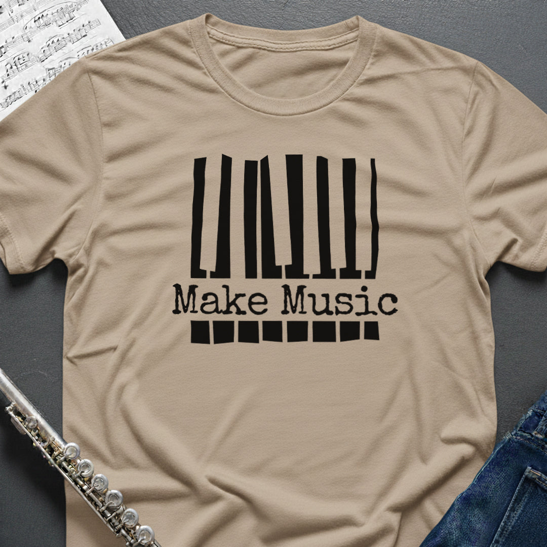 Make Music Piano Keys T-Shirt