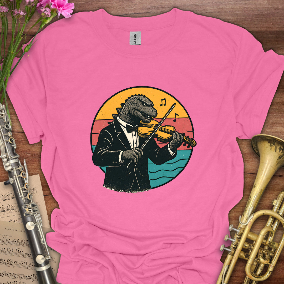 Godzilla Violin T-Shirt