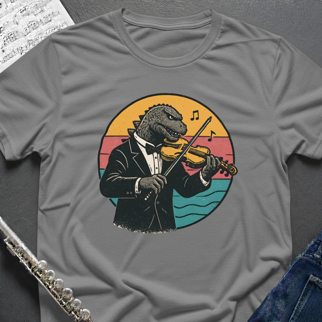 Godzilla Violin T-Shirt