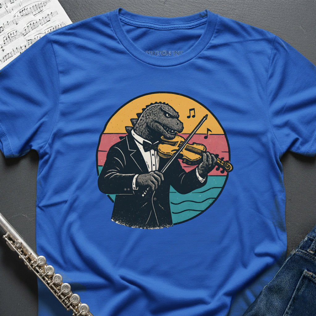 Godzilla Violin T-Shirt