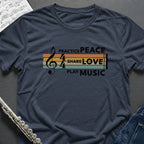 Practice Peace Love Music T-Shirt