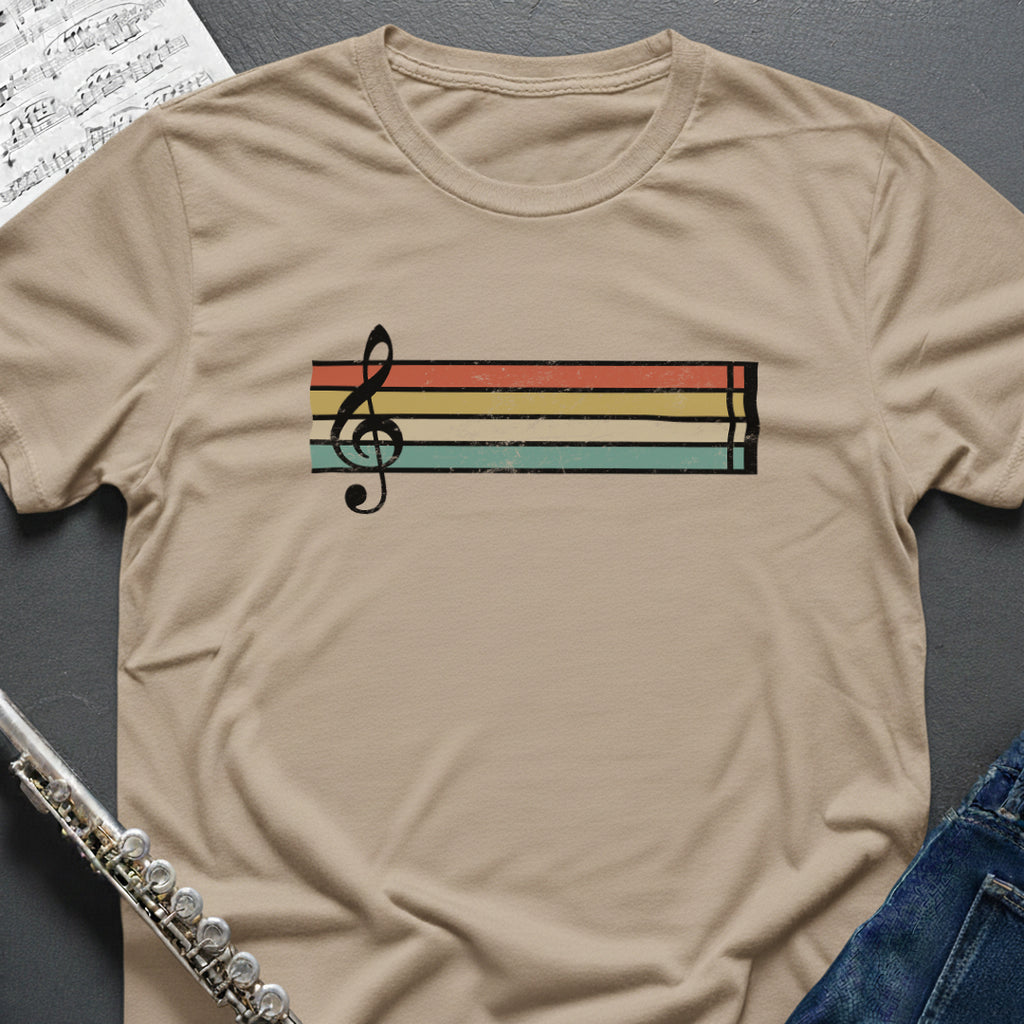 Treble Staff Vintage T-Shirt