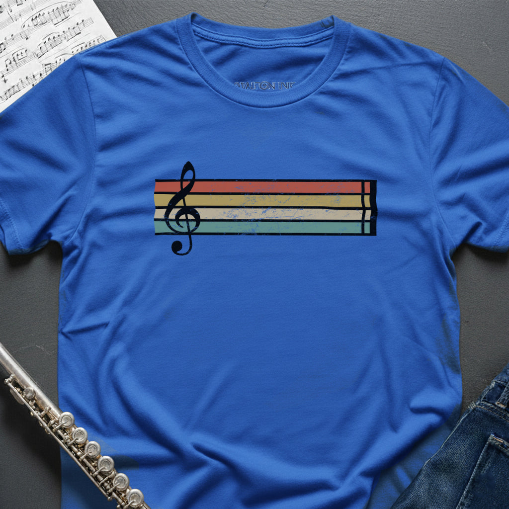 Treble Staff Vintage T-Shirt