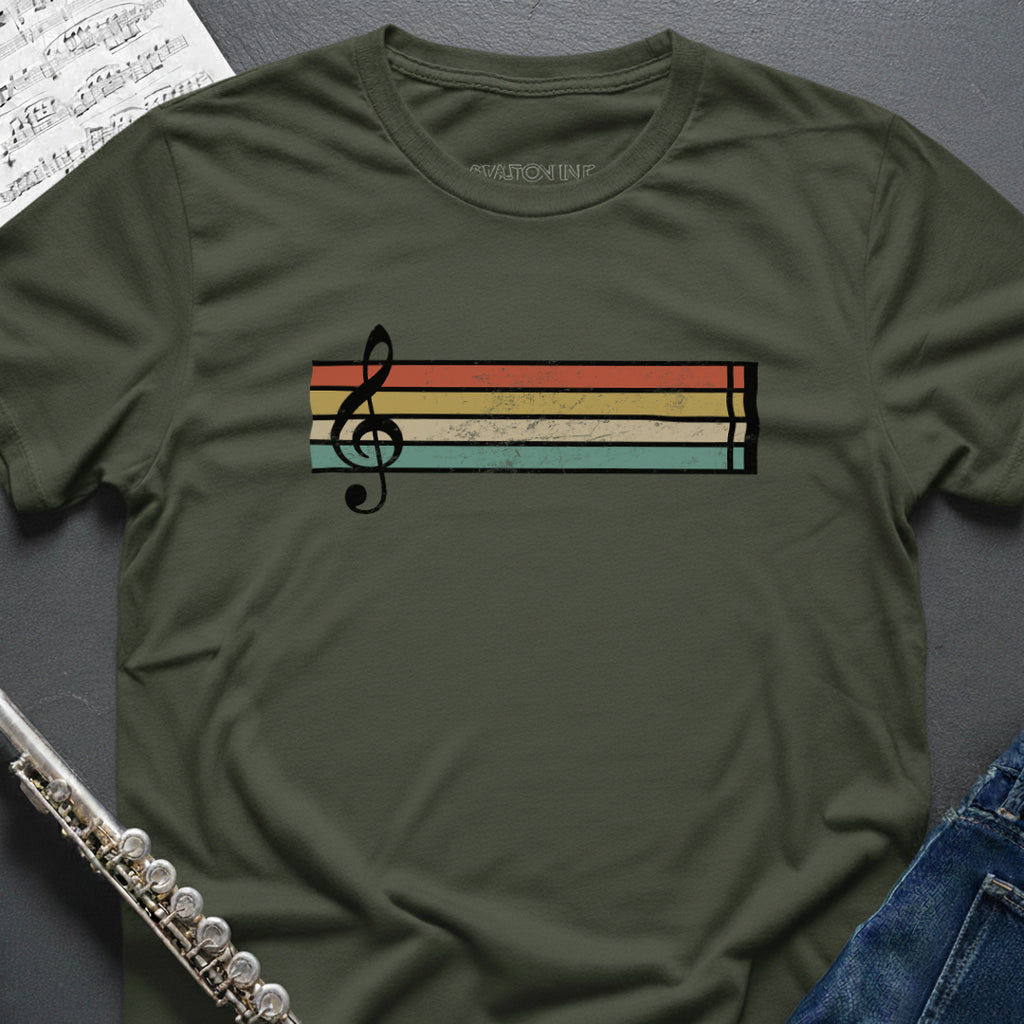 Treble Staff Vintage T-Shirt