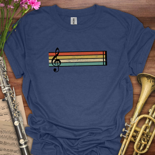 Treble Staff Vintage T-Shirt