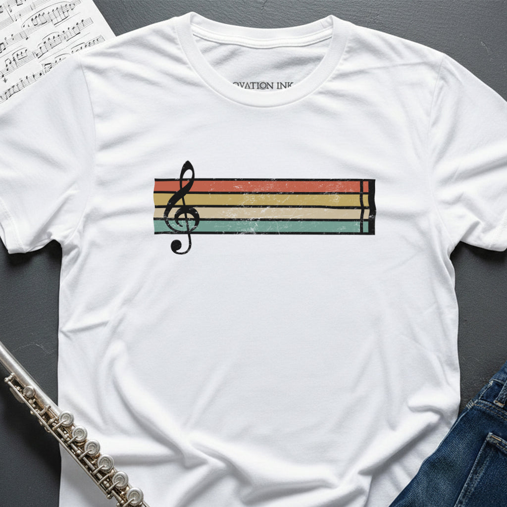 Treble Staff Vintage T-Shirt