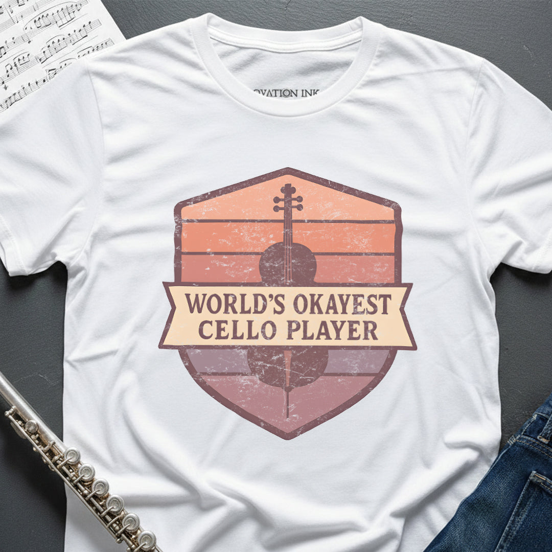 World's Okayest Cello Vintage T-Shirt