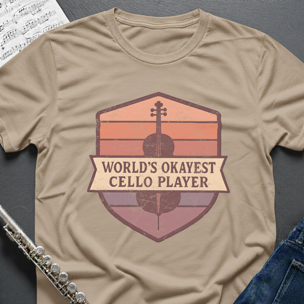 World's Okayest Cello Vintage T-Shirt