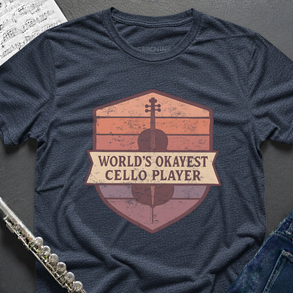 World's Okayest Cello Vintage T-Shirt