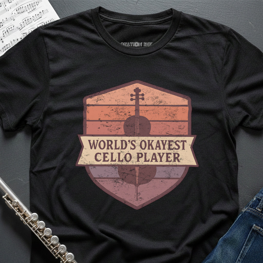 World's Okayest Cello Vintage T-Shirt