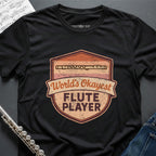 World's Okayest Flute Vintage T-Shirt