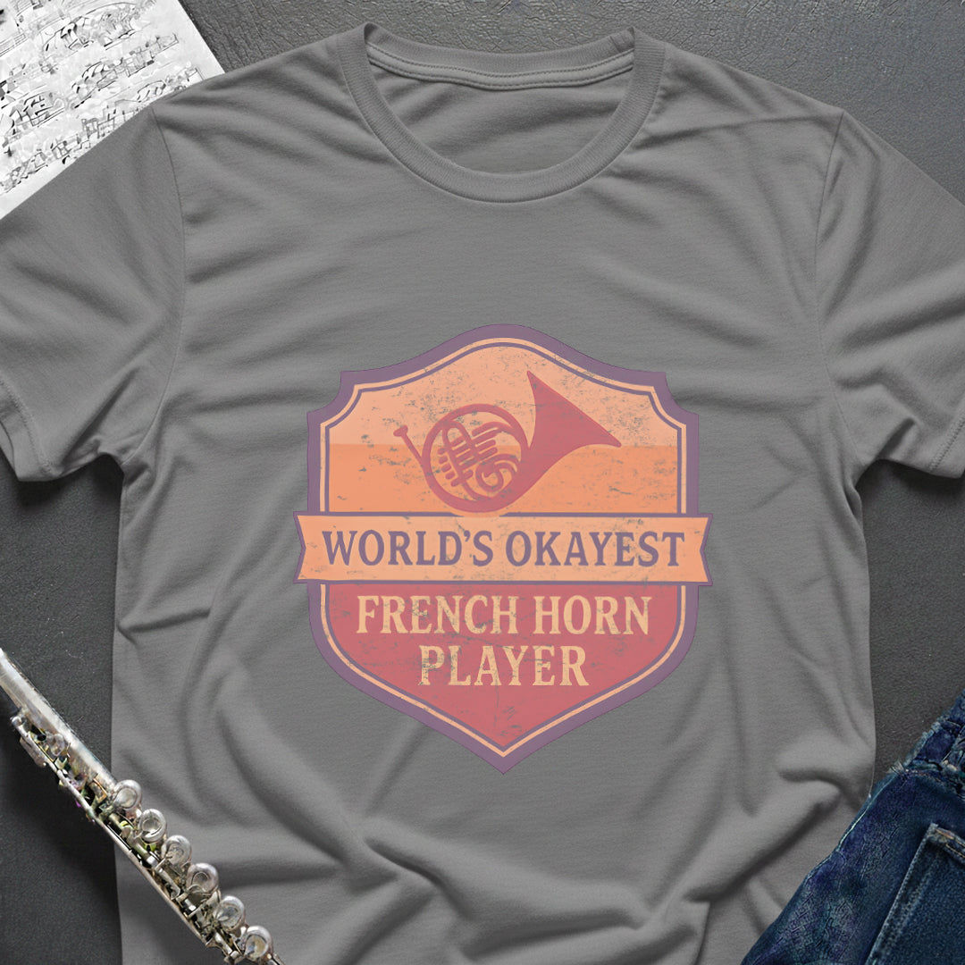 World's Okayest Horn Vintage T-Shirt