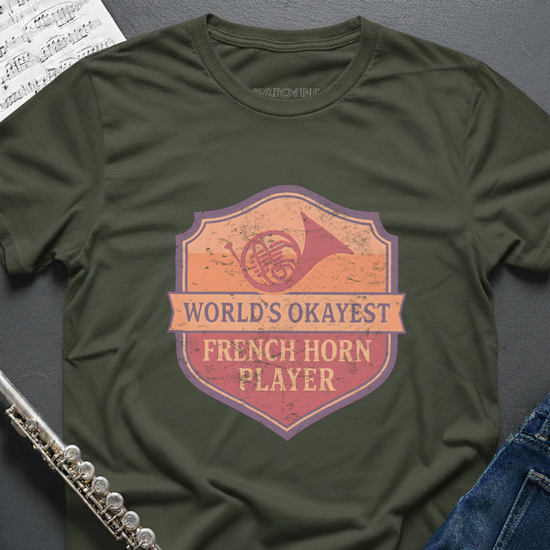World's Okayest Horn Vintage T-Shirt