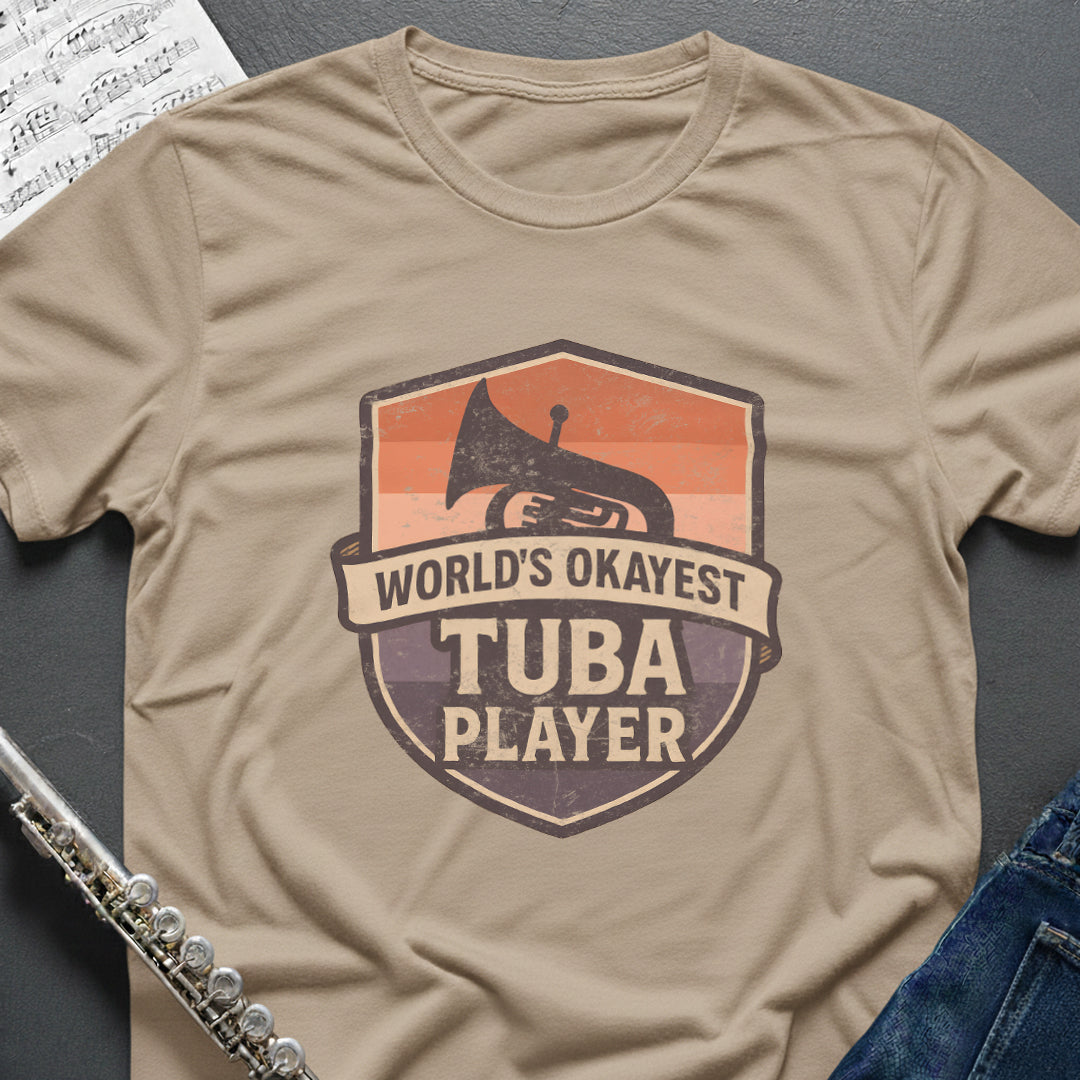 World's Okayest Tuba Vintage T-Shirt