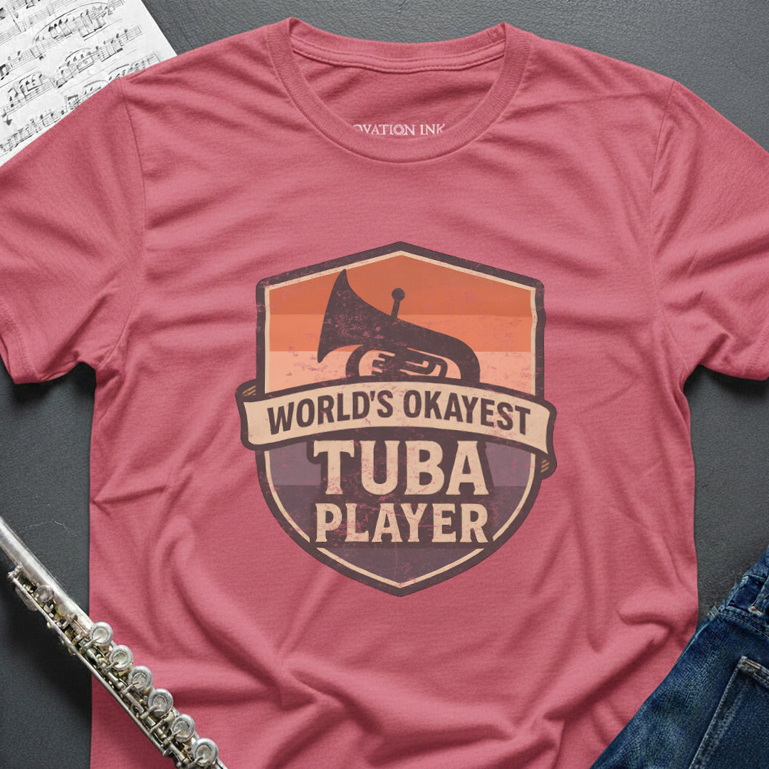 World's Okayest Tuba Vintage T-Shirt