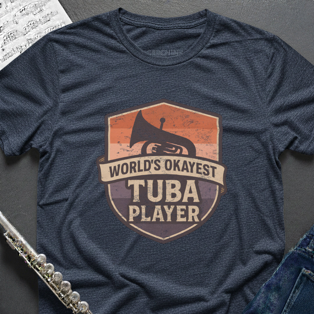 World's Okayest Tuba Vintage T-Shirt
