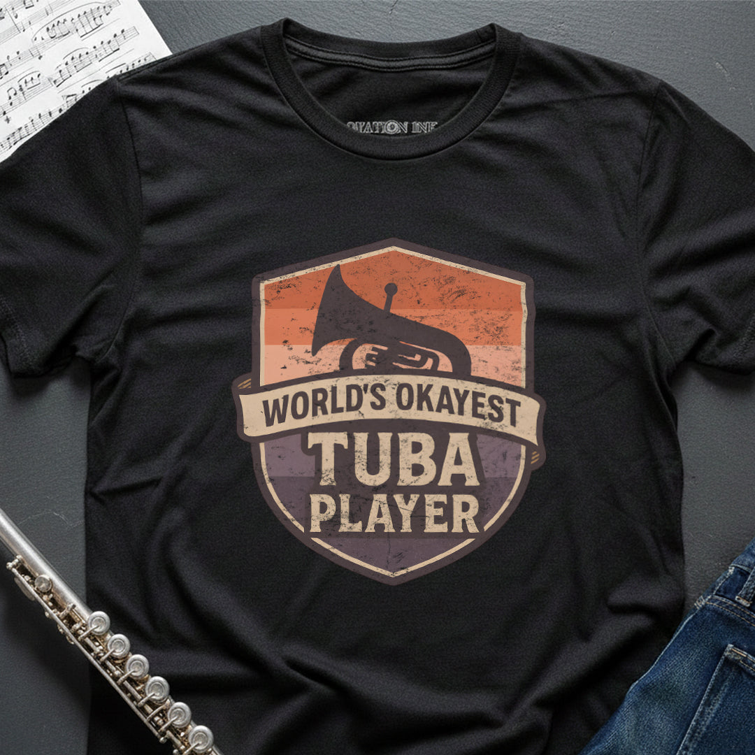 World's Okayest Tuba Vintage T-Shirt