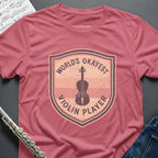 World's Okayest Violin Vintage T-Shirt