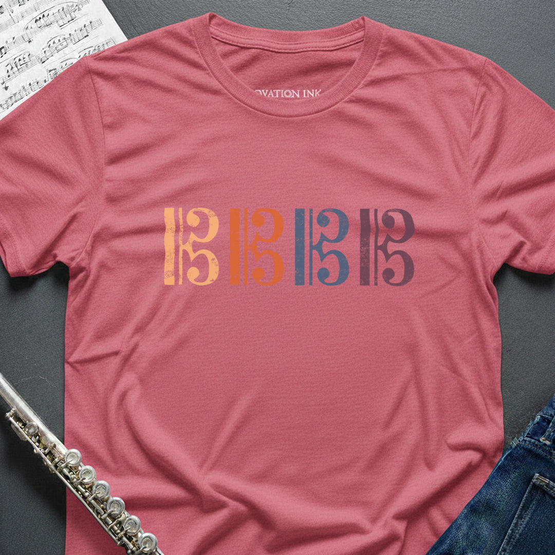 Alto Tenor Clefs Vintage T-Shirt