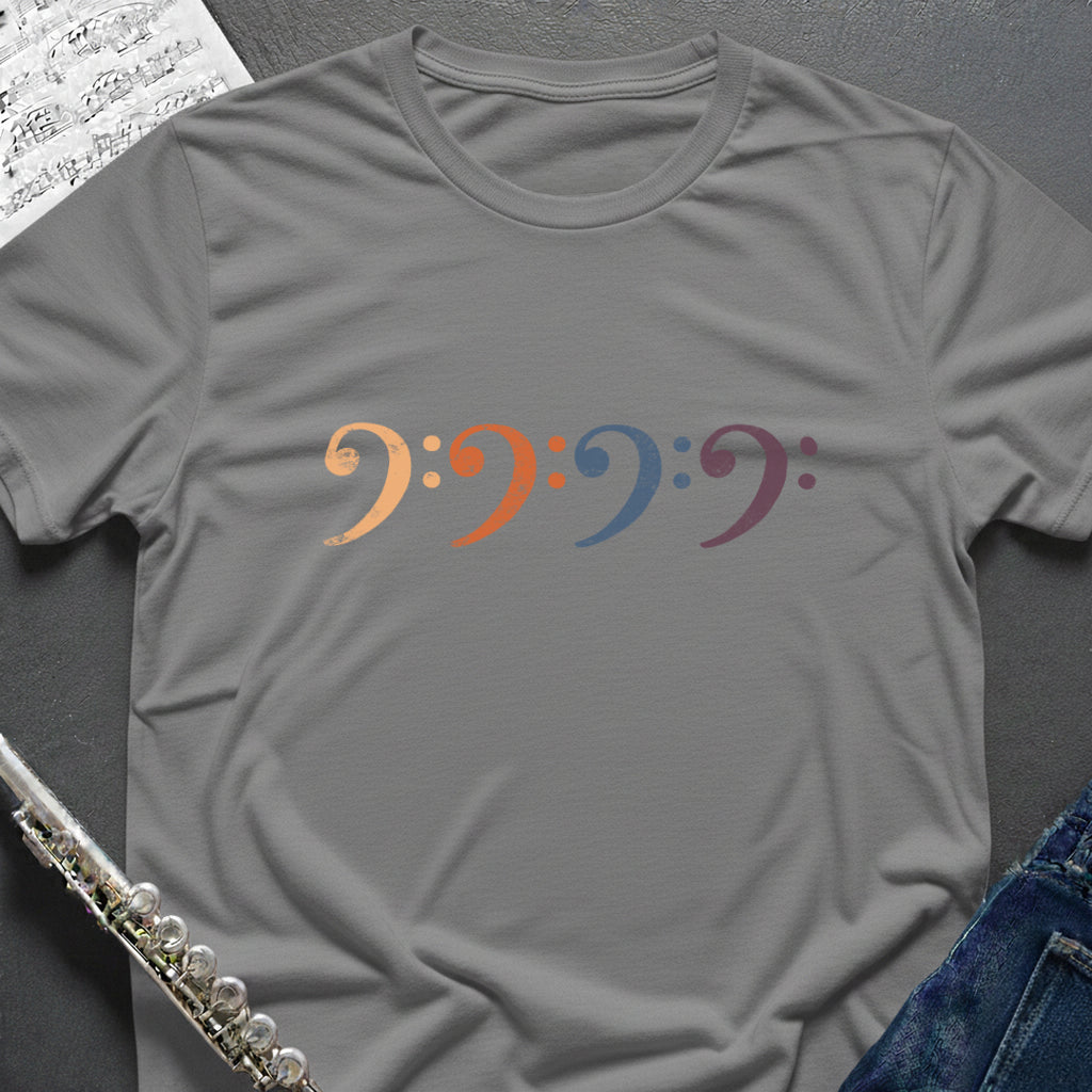 Bass Clefs Vintage T-Shirt