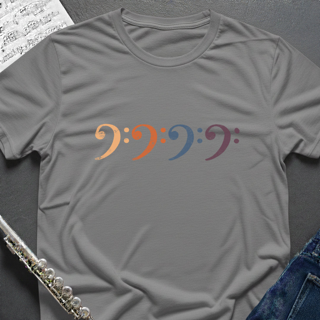Bass Clefs Vintage T-Shirt