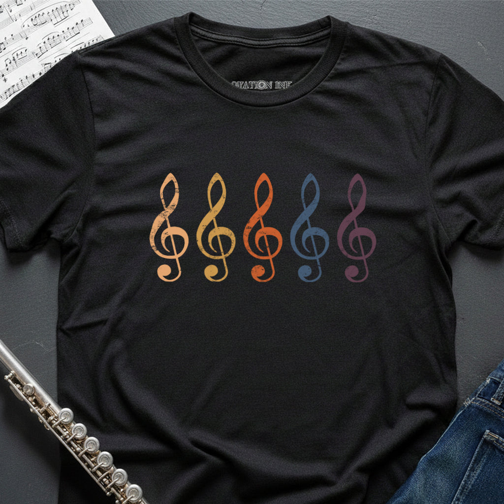 Treble Clefs Vintage T-Shirt