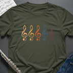 Treble Clefs Vintage T-Shirt