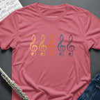 Treble Clefs Vintage T-Shirt