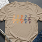 Treble Clefs Vintage T-Shirt