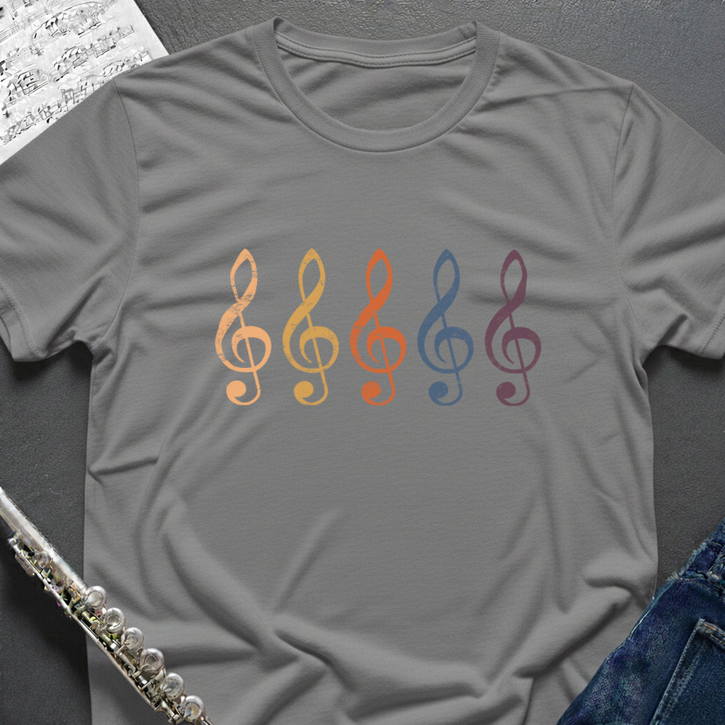 Treble Clefs Vintage T-Shirt