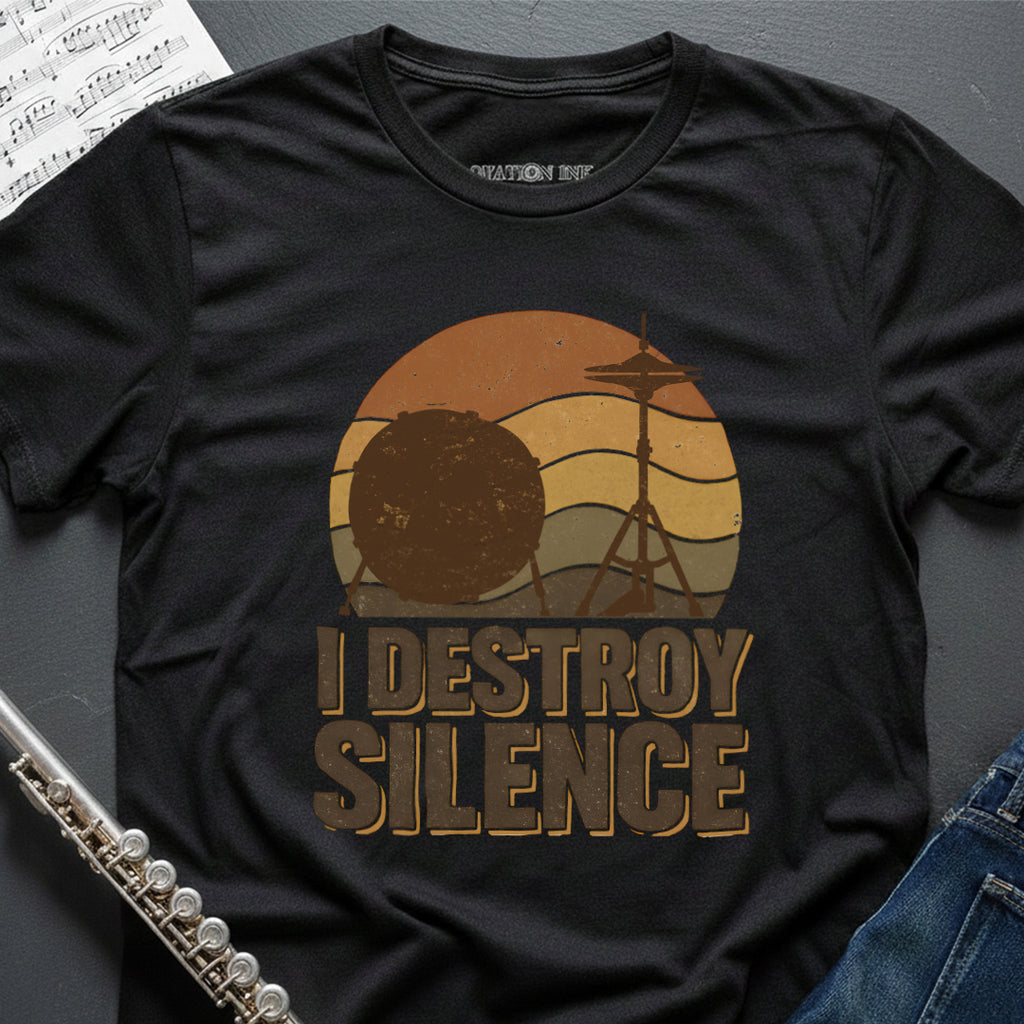 Destroy Silence Drums T-Shirt