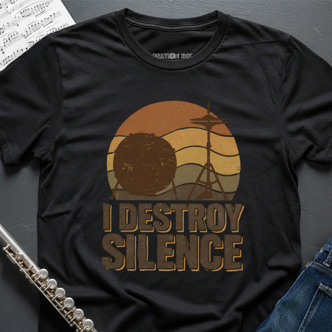 Destroy Silence Drums T-Shirt