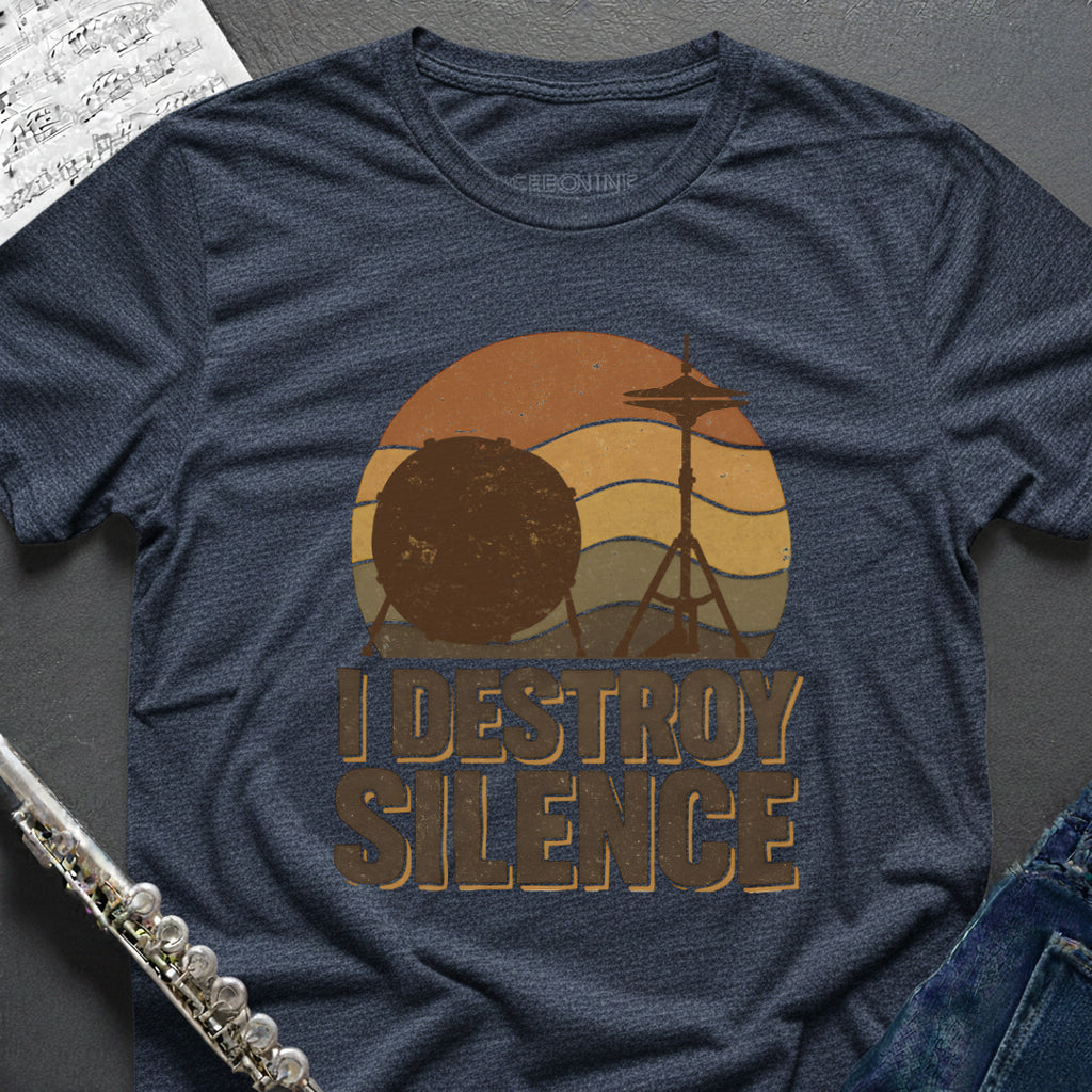 Destroy Silence Drums T-Shirt